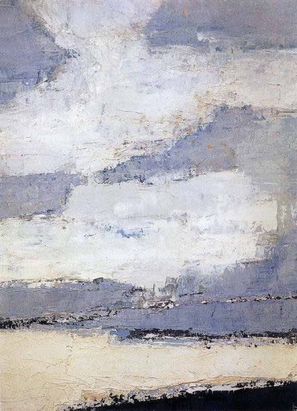 Nicolas de Stael The Sea and Cloud oil painting image